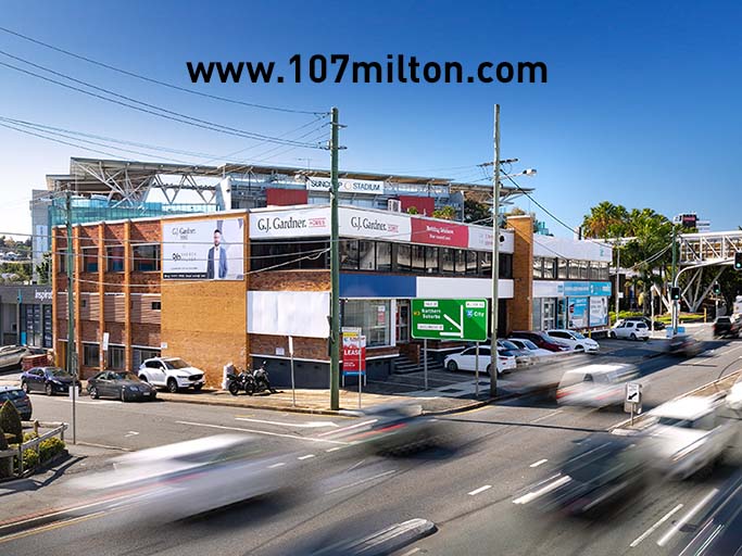 Office Showroom for lease, Milton Brisbane, rent incudes 2 car parks